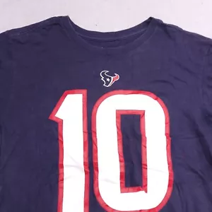 Camiseta Nike Houston Texans #10 Camiseta Gráfica Hopkins Para Hombre Talla L Azul Rojo - Imagen 1 de 7
