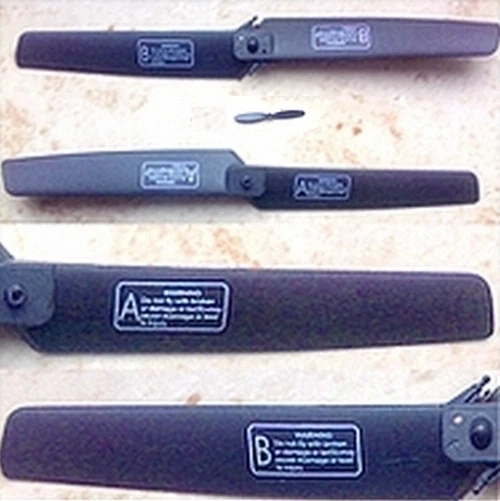 4x Rotorblätter Set für Mini Koaxial RC Hubschrauber Heli passend zB Airwolf - Image 1 of 1