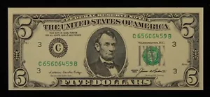 1985 $5 FRN - CU TQP0698/JE - Picture 1 of 2