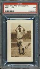 1923 V100 Willard's Chocolate Bert Cole PSA 7 Detroit Tigers