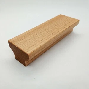 Möbelgriffe Buche Holzgriffe Geölt Küchengriffe Schubladengriffe Griffe Tür - Picture 1 of 7