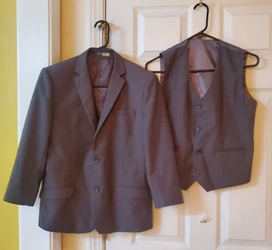 Joseph Dann Collection Boys Gray 2PC Blazer & Vest Size 16 - Picture 1 of 8