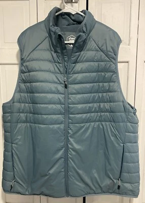 Asics  Mens 3XL  Blue Puffer Vest With Pockets - Image 1 of 4