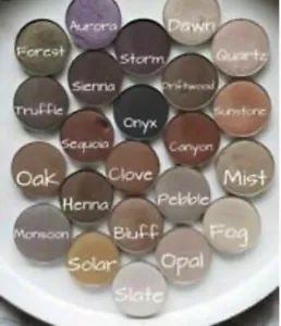 Arbonne It's All In The Eyes Lidschatten Musterkarte 24x verschiedene Farbtöne - Bild 1 von 2
