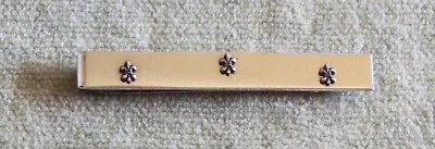 Vintage SWANK STERLING SILVER Fleur De Lis TIE CLIP / MONEY CLIP - 9.88 Grams - Image 1 of 4