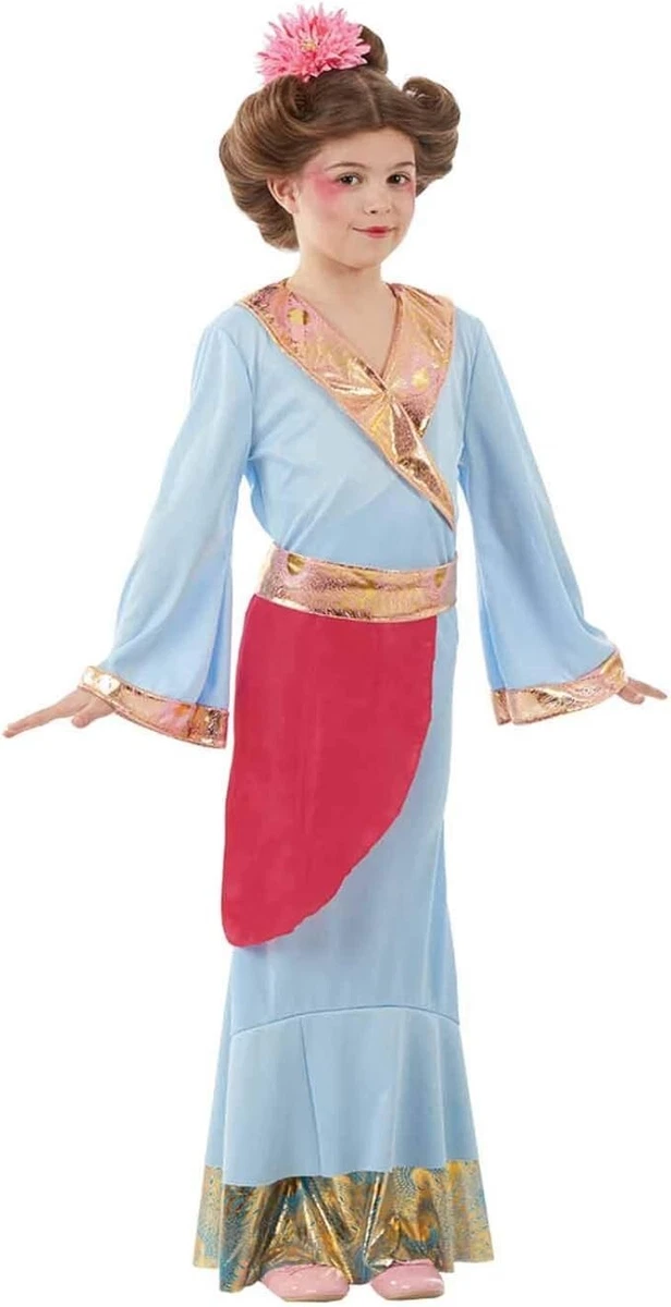 Bristol Novelty CC660 Geisha Girl Costume - Girls Japanese Fancy Dress Outfit - View #9
