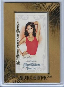 2015 ALLEN & GINTER CHANEL IMAN 10TH ANNIVERSARY MINI CARD ~ 2013 #6 ~ MODEL