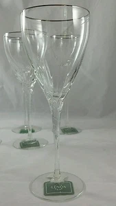 Lenox Encore Platino Bebida Helada Plomo Cristal Cáliz/Vidrio Nuevo con Etiqueta - Imagen 1 de 5