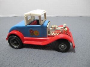 Tonka Model T Red Blue Metal & Plastic Car Smart Cart