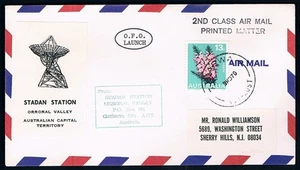 Australia • 1970 Airmal Cover to USA • O.F.O. Launch/Stadan Station, A.C.T. - Bild 1 von 1