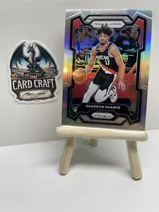 2023-24 Panini Prizm #104 Shaedon Sharpe Silver Prizm Trail Blazers - Picture 1 of 2