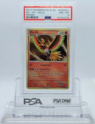 POKEMON BLACK STAR PROMO HO-OH #HGSS001 HOLO FOIL TARJETA PSA 9 COMO NUEVA #40754756 Foto 1 de 3