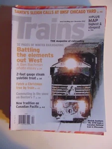 Trains The Magazine of Railroading December 2012 Commuting in the Snow - Bild 1 von 1