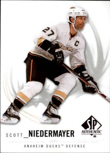 2009-10 SP Authentic Hockey #77 Scott Niedermayer