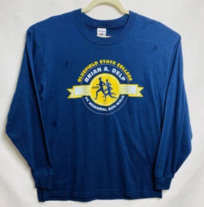 Jerzees mens large sleeves t-shirt sz XL bluefield state college print Navy - Picture 1 of 5