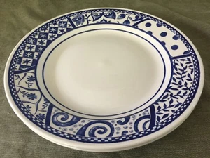 CHURCHILL BLUE (Coppia di piatti) 10-1/4" Inghilterra - Foto 1 di 3