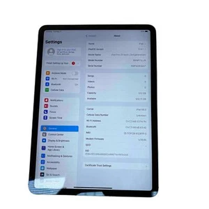 Apple iPad Pro Gen 3 MHNT3LL/A A2301 Unlocked Silver 11" 512GB Handheld Tablet - Picture 1 of 16
