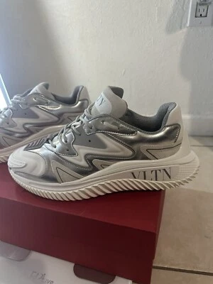 Valentino Men’s White Sneakers, 42  - Image 1 of 4