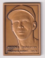 1957 Topps Brooks Robinson RC Metal Bronze Mini Card #328 Orioles Hall of Fame