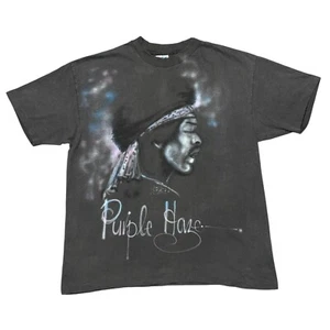 Vintage Jimi Hendrix Shirt XL 90s Tour Konzert Tee Single Stitch Rock Band Tee - Bild 1 von 12
