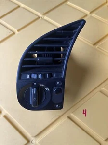 92-99 BMW E36 M3 LEFT DRIVER  AIR AC HEAT VENT GRILL W HEADLIGHT SWITCH - Bild 1 von 4