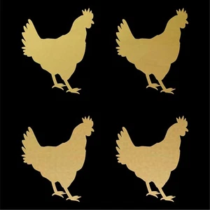 Small Chicken Vinyl Decals Phone laptop window Stickers Sheet - Picture 1 of 10
