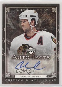 2006-07 Upper Deck Artifacts Auto-Facts Adrian Aucoin #AF-AA Auto