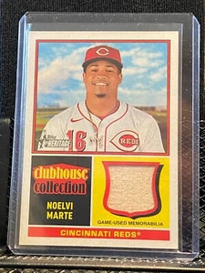 Collezione Clubhouse Noelvi Marte 2025 Topps Heritage - Bat Reds - Foto 1 di 2
