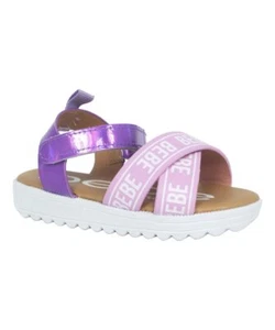 Bebe Girls Lilac Crisscross Sandal Size Toddler 7 - Picture 1 of 1