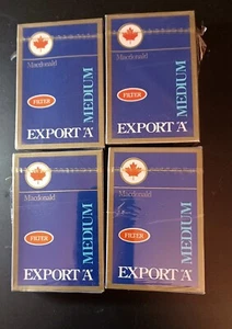 4 Sealed Playing Card Decks Export “A” Medium Logo - Picture 1 of 2