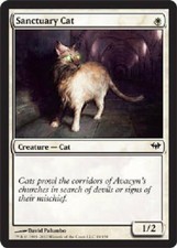 SANCTUARY CAT X4 4 4X Dark Ascension MTG Magic the Gathering Cards DJMagic