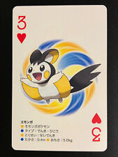 Emolga Black Kyurem Deck Poker Playing Card Pokemon Rare Japanese