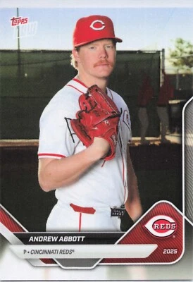 2025 Topps Road to Opening Day OD-215 Andrew Abbott - Free Shipping Always! - Image 1 of 2