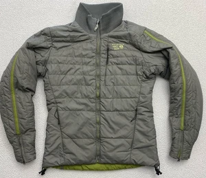 Mountain Hardwear Womens Primaloft Reversible Jacket Gray/green Small B12 - Picture 1 of 11