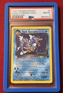 Dark Gyarados PSA 8 Holo Prerelease Promo - 8/82 Team Rocket - Picture 1 of 4