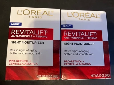Revitalift Anti-Wrinkle and Firming Night Moisturizer (1.7oz) 2 Boxes - Image 1 of 3