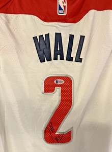 John Wall Nike Washington Wizards Autographed Signed White Jersey - Beckett BAS - Picture 1 of 4
