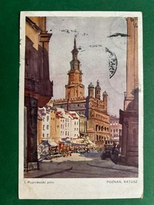 AK Posen Poznan Westpreußen Polen Rathaus 1923 #2746 - Bild 1 von 2