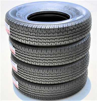 4 Tires Transeagle ST Radial II Steel Belted ST 215/75R14 Load D 8 Ply Trailer Foto 1 de 4