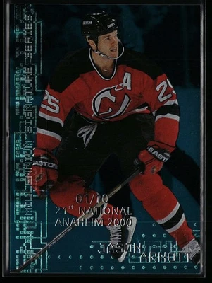Jason Arnott 1999-00 Be a Player Millennium Signature Series #148 Emerald #/10 - Image 1 of 2