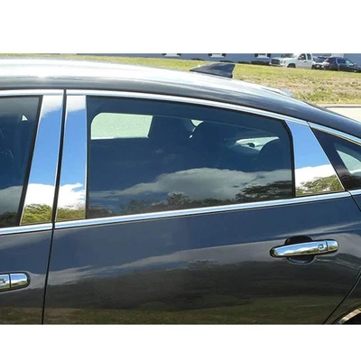 2016-2025 Chevrolet Malibu Stainless Steel Pillar Trim 6 Pcs - Image 1 of 4