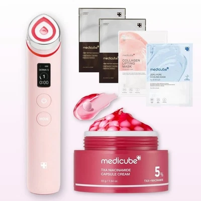 MEDICUBE Age‑R Booster Pro Device + TXA Niacinamide Capsule Cream (55g) Set - Image 1 of 3