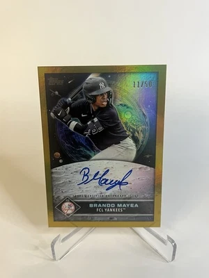 2024 Topps Pro Debut Future Cornerstones Autographs Brando Mayea #FCABM Gold /50 - Image 1 of 4