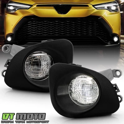 For 2023-2024 Toyota Corolla Cross Hybrid LED Fog Lights Driving Lamps w/Switch - Image 1 of 4