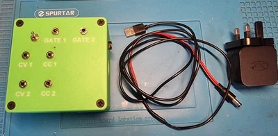 4 octive Midi To CV Int. 5v Gate, Note /CC to CV.  Control Voltage. 4 channel. - Image 1 of 4