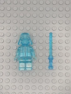 LEGO Star Wars Darth Vader Minifigure Prototype Monochrome Trans Medium Blue - Picture 1 of 5