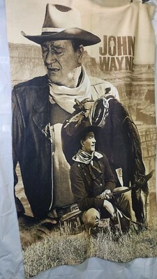 The Duke John Wayne American Cowboy Poster Blanket Throw 2010 - Image 1 of 4