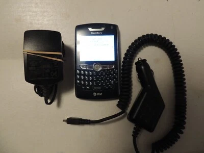 AT&T BlackBerry 8800 with Car and Wall Chargers, Good Battery - Image 1 of 4