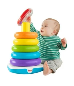 Fisher-Price 71050 Rock-a-Stack® Rainbow Rings Toy - Picture 1 of 1