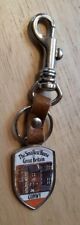 Vintage keychain keyring The Smallest House In Great Britain Conwy Leather Metal